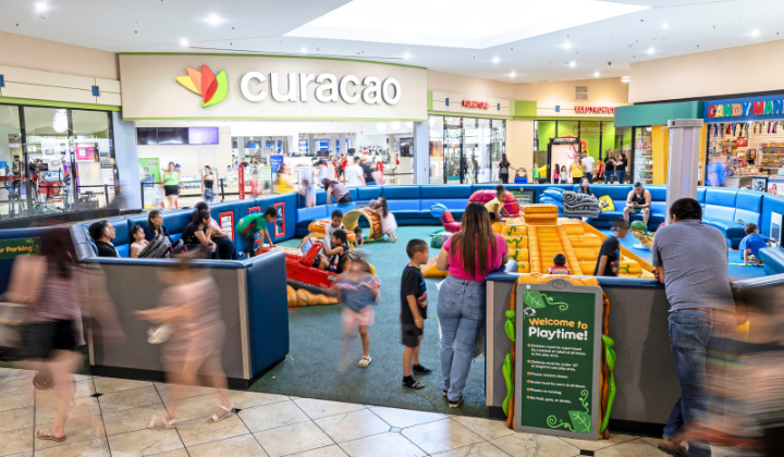 A children's play area sponsored by Inspira