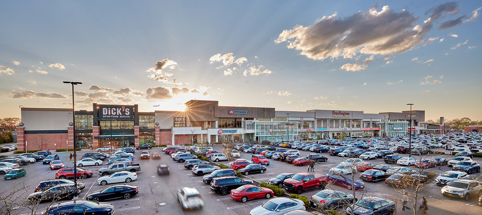 A sunset at Green Acres Mall