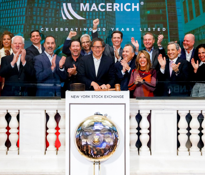 Macerich ringing the bell at the New York Stock Exchange