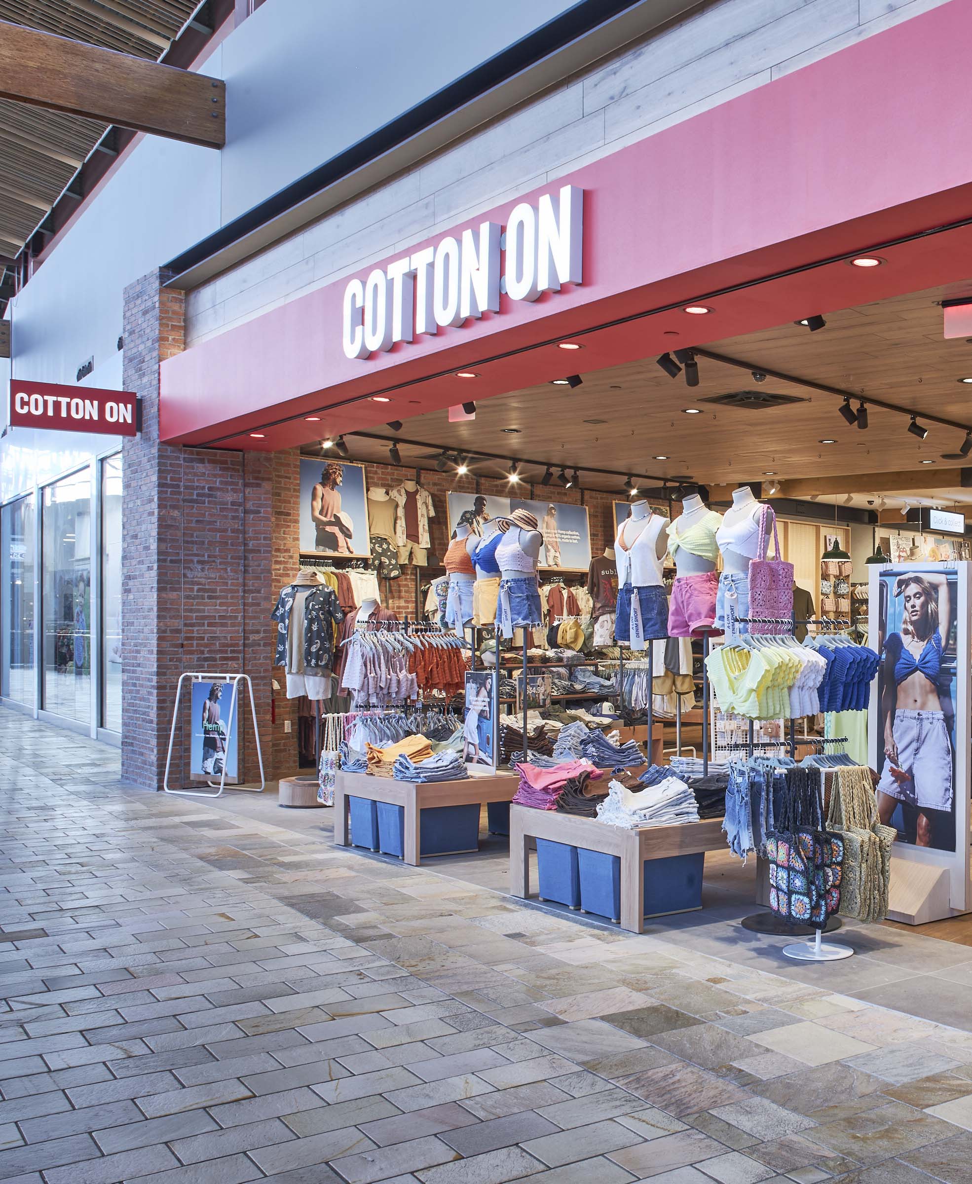 Cotton On storefront from FlatIron Crossing