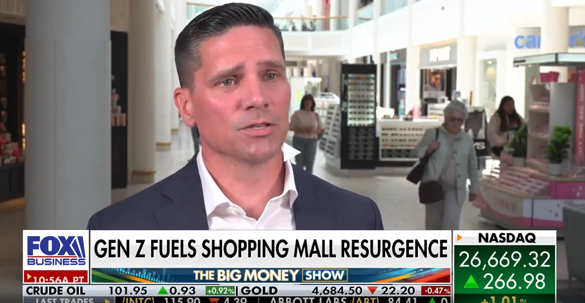 Macerich talks Gen Z Shopping Mall Resurgence with Fox Business 