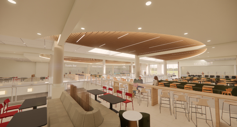 Rendering depicting the proposed redevelopment of Washington Square