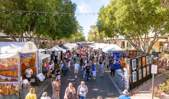 A summer concert series performance on Tysons Corner Center's Plaza