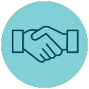 Relationships Icon - Hand Shake