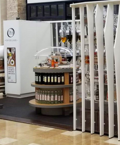 Oil and Vinegar's kiosk experience