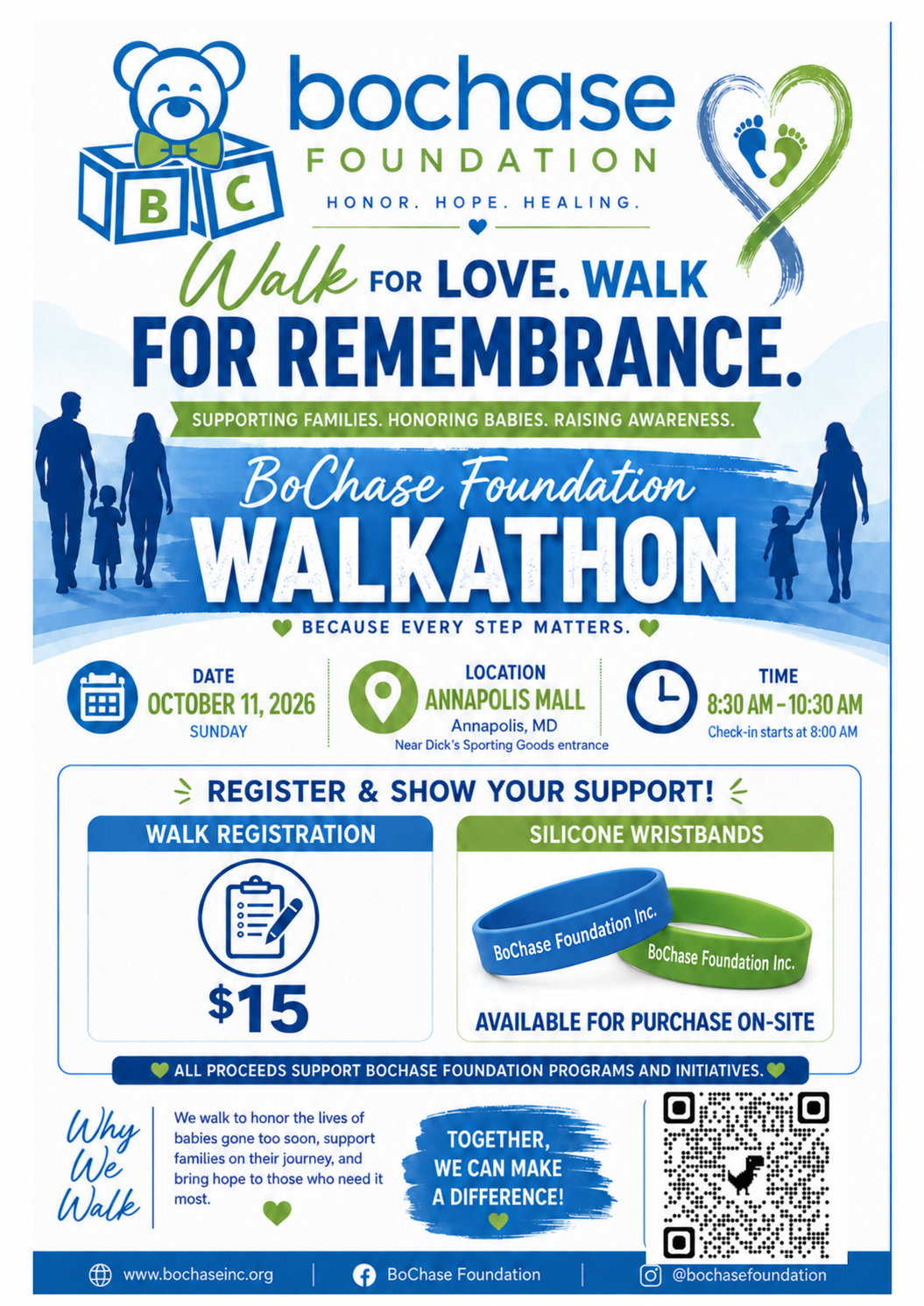 Flyer for Walkathon