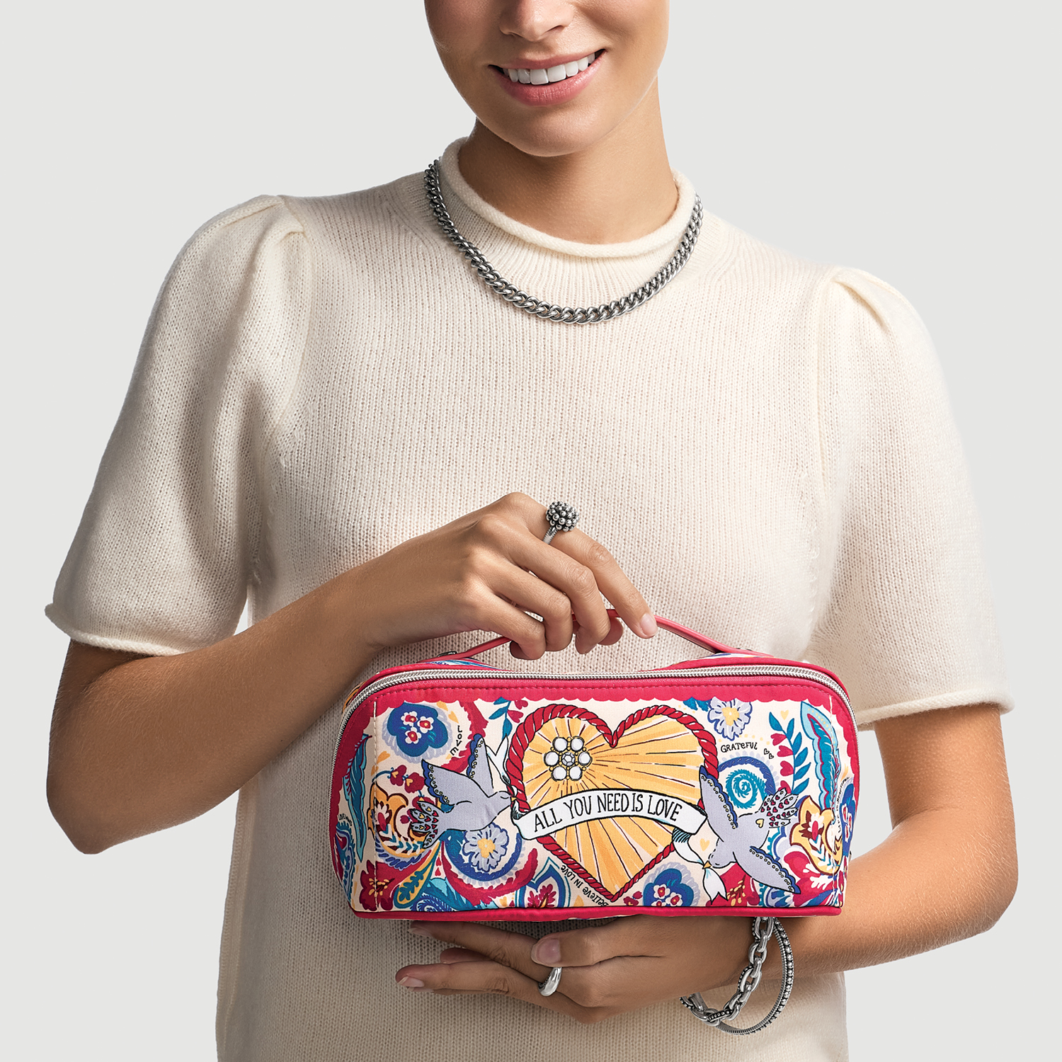flyer of free gift with purchase bag 