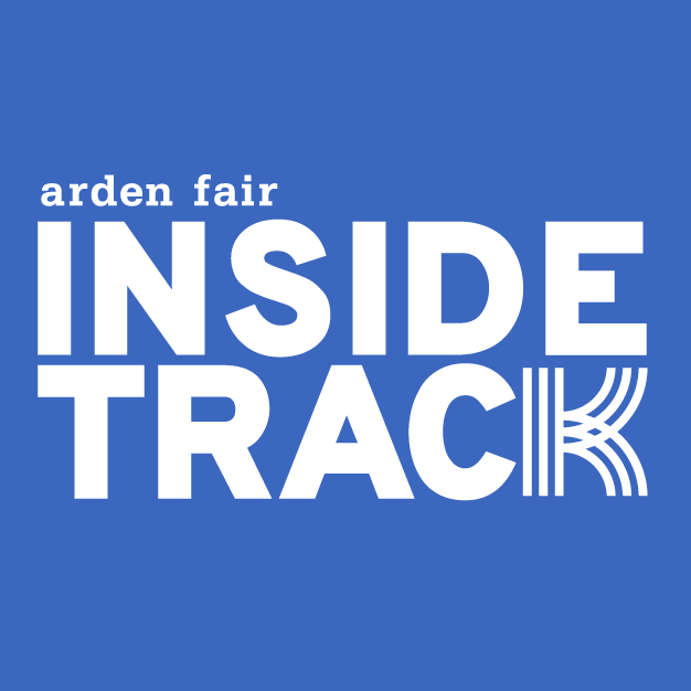 Inside Track logo with blue background and white font.