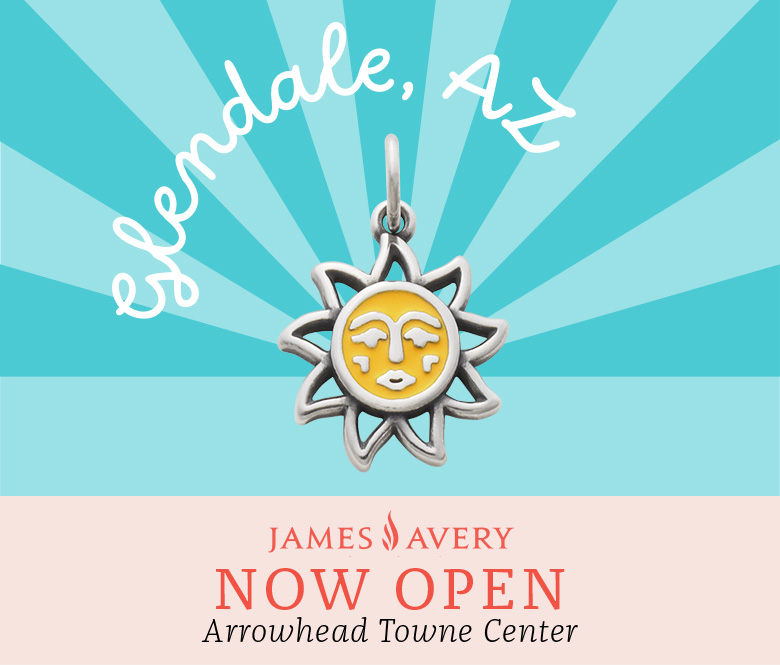 james avery now open arrowhead towne center. glendale, az. sun charm
