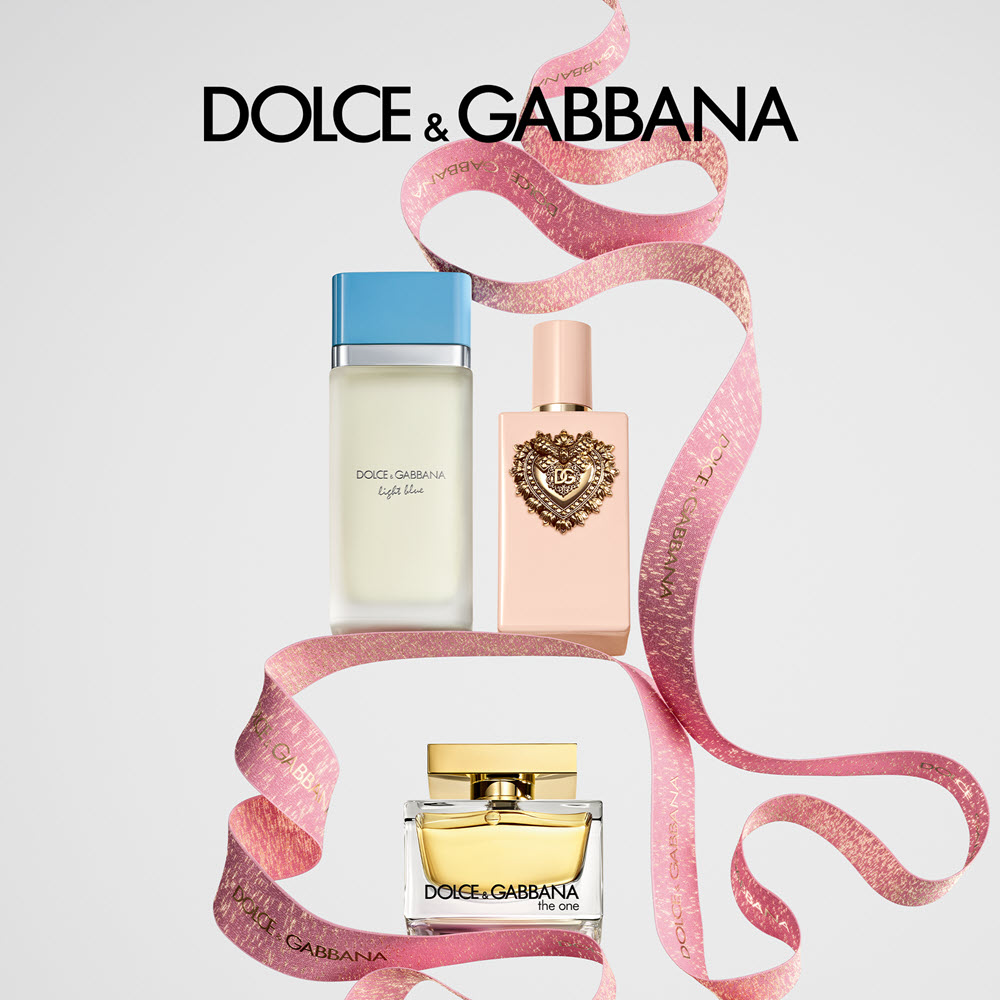 dolce & gabbana. ribbons and perfume