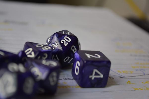 gaming dice