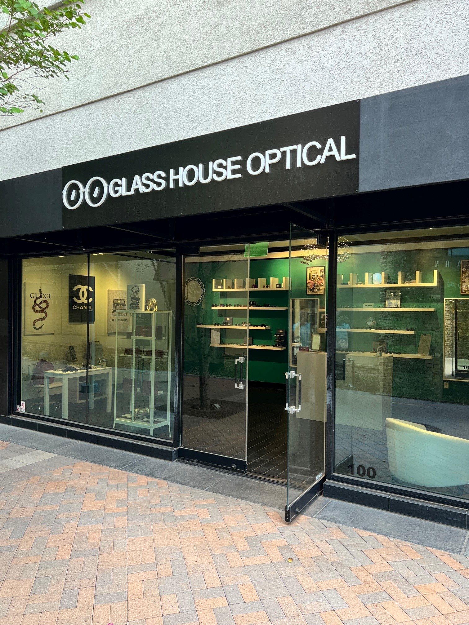 Glass House Optical storefront