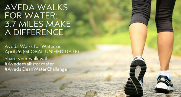 Aveda Walks for Water: 3.7 Miles Makes A Difference.