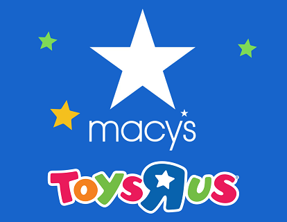 Macy's Toys R Us. 