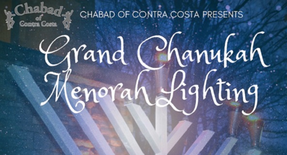Chabad of Contra Costa Presents Grand Chanukah Menorah Lighting.