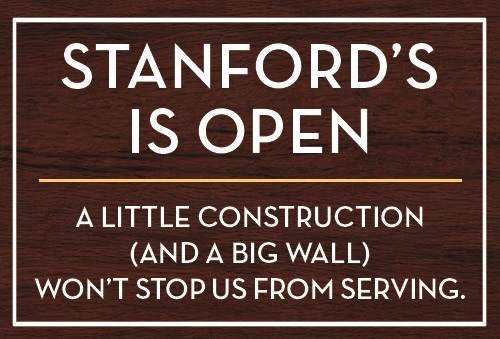 Stanford Is Open During Construction