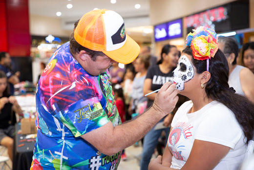 face painting sugar skull