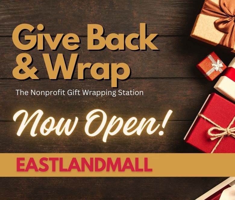 Give Back & Wrap graphic