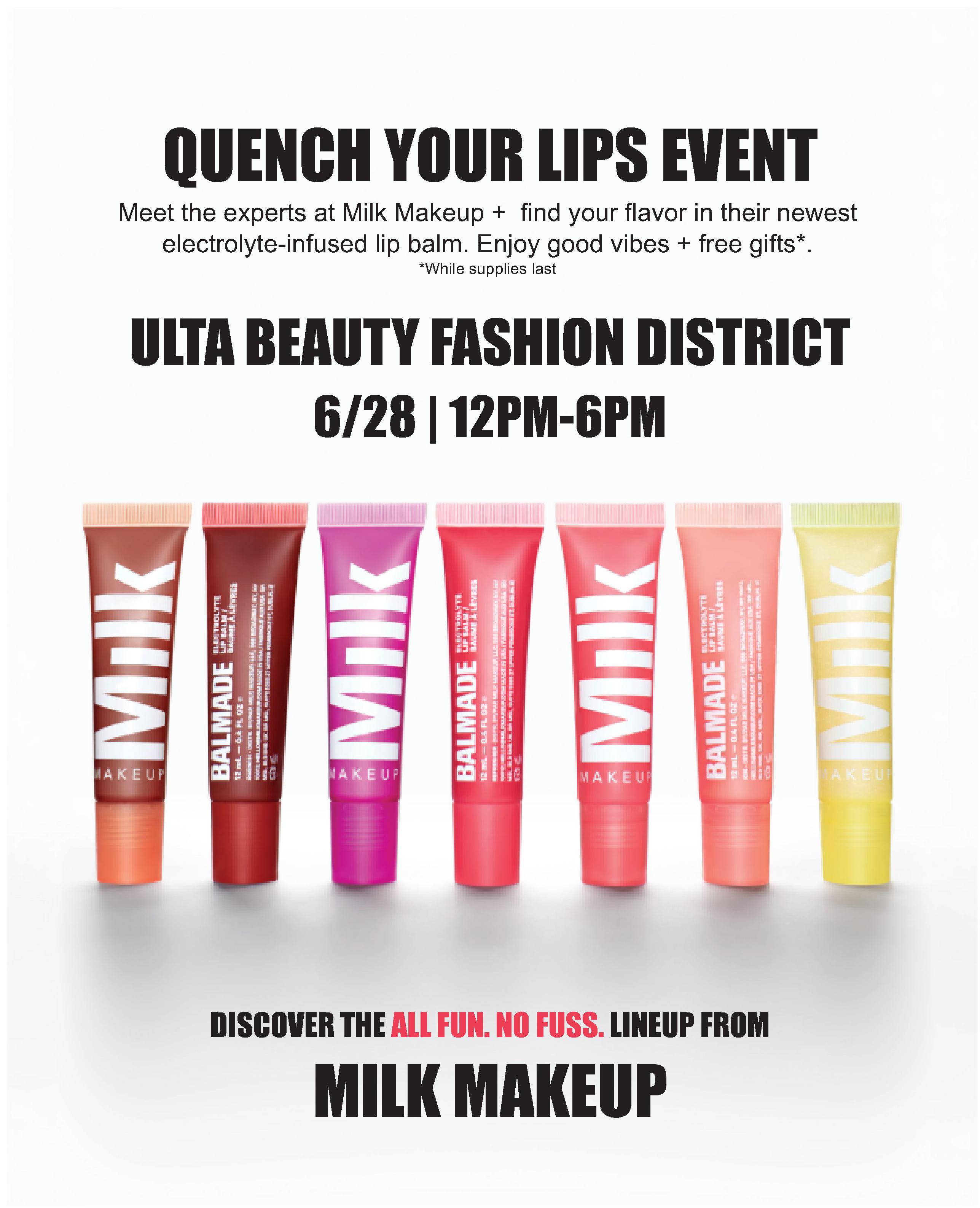 ulta milk makeup in store event