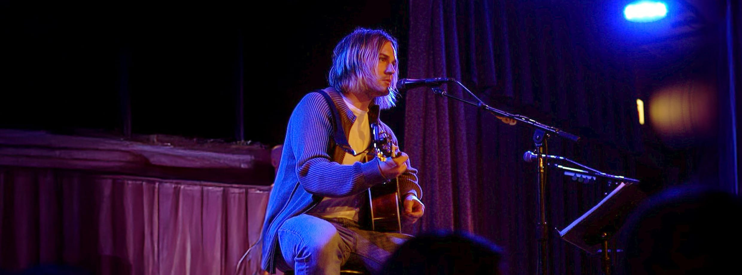 Photo of singer Kurt Cobain 