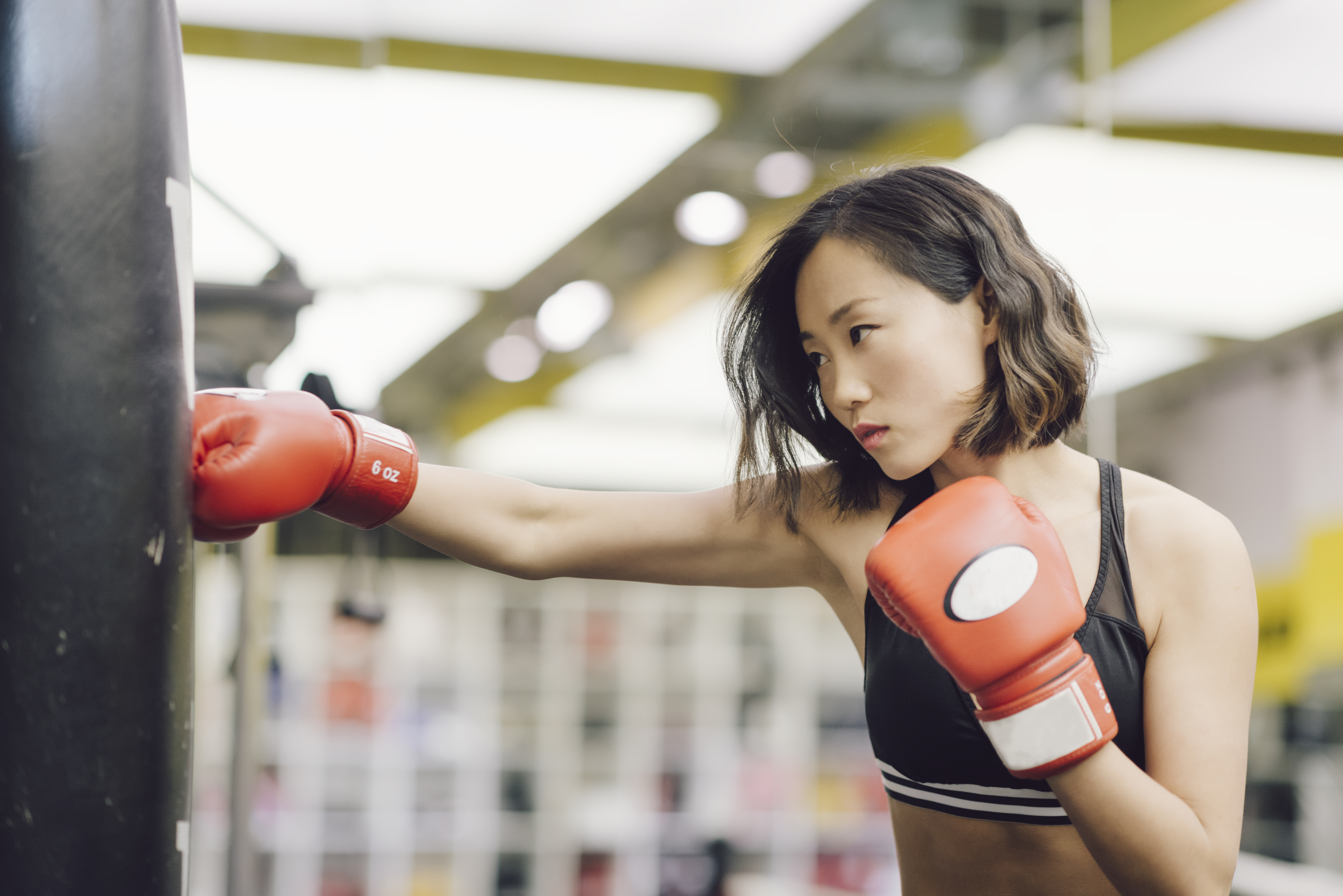 Woman Boxing 