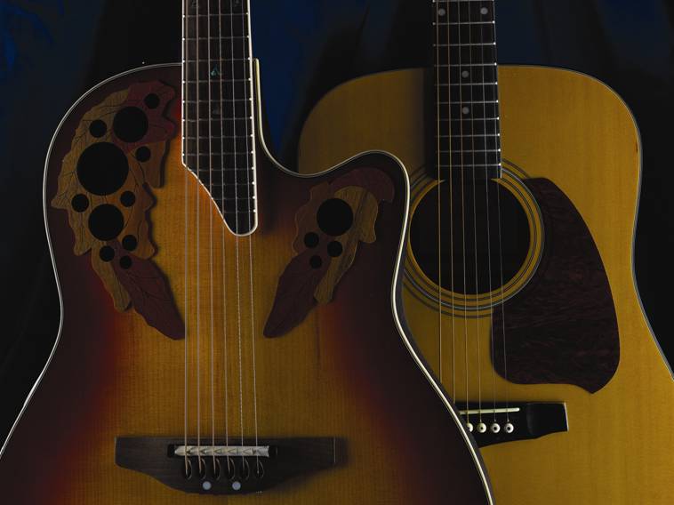 two guitars