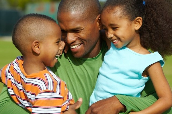 family smiling
