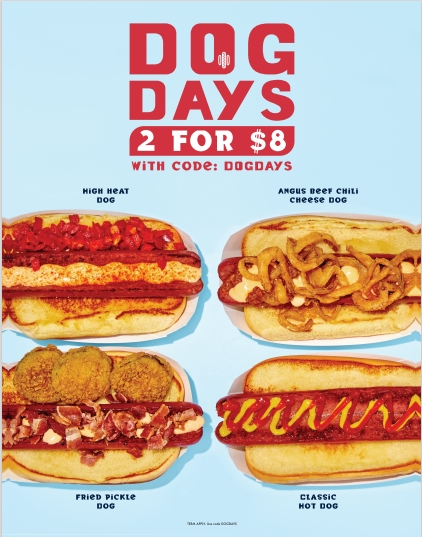 Dog Days 2 for $8 at Shake Shack