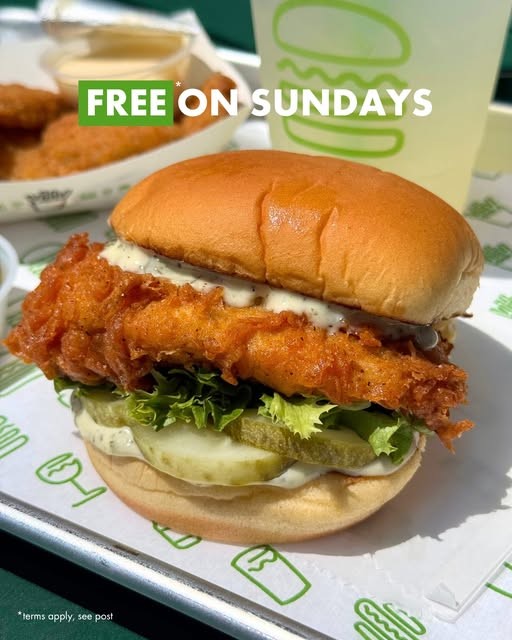Chicken shack sandwich 