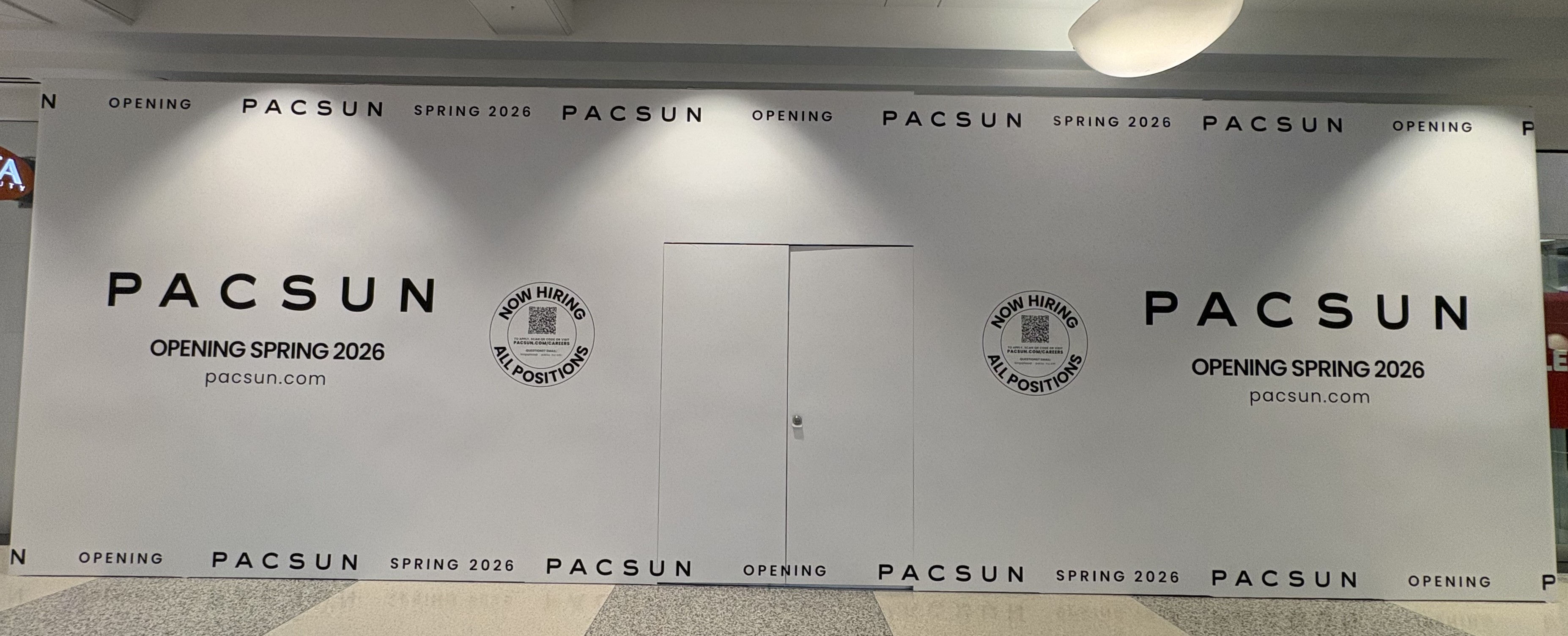 PACSUN barricade at Kings Plaza.