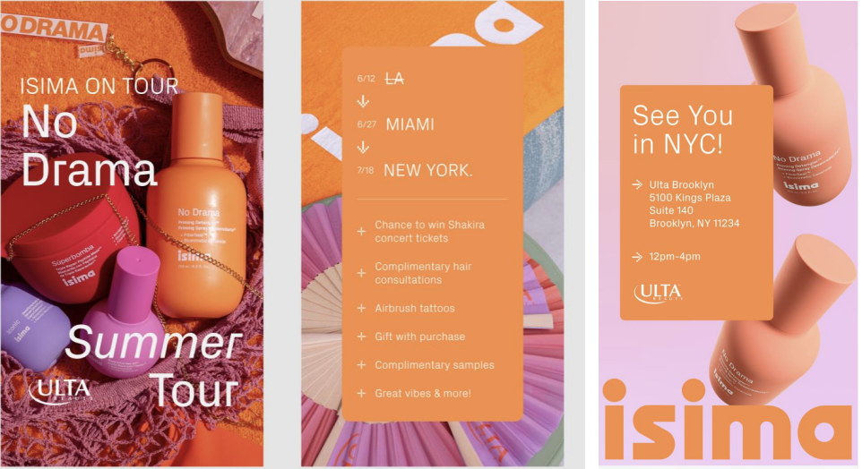 ISIMA ON Tour event at Ulta