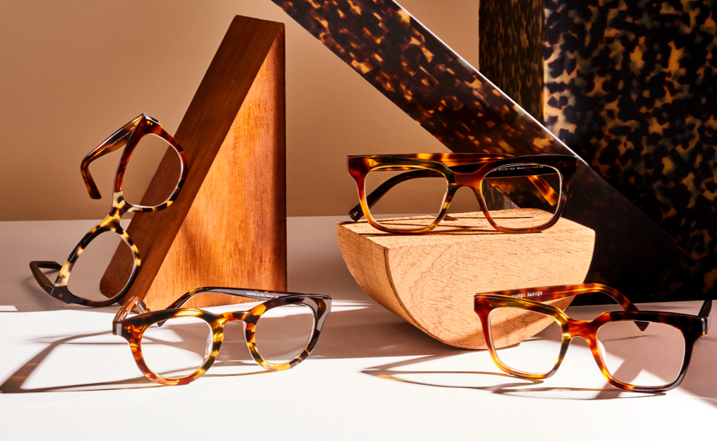 display of multiple glasses