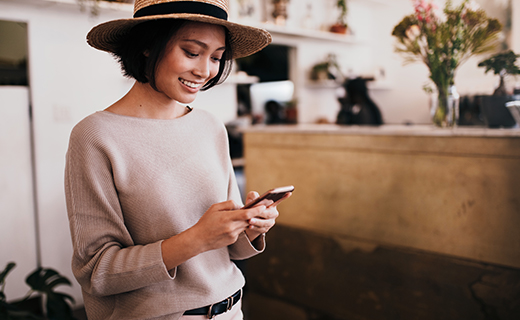 girl on cell phone