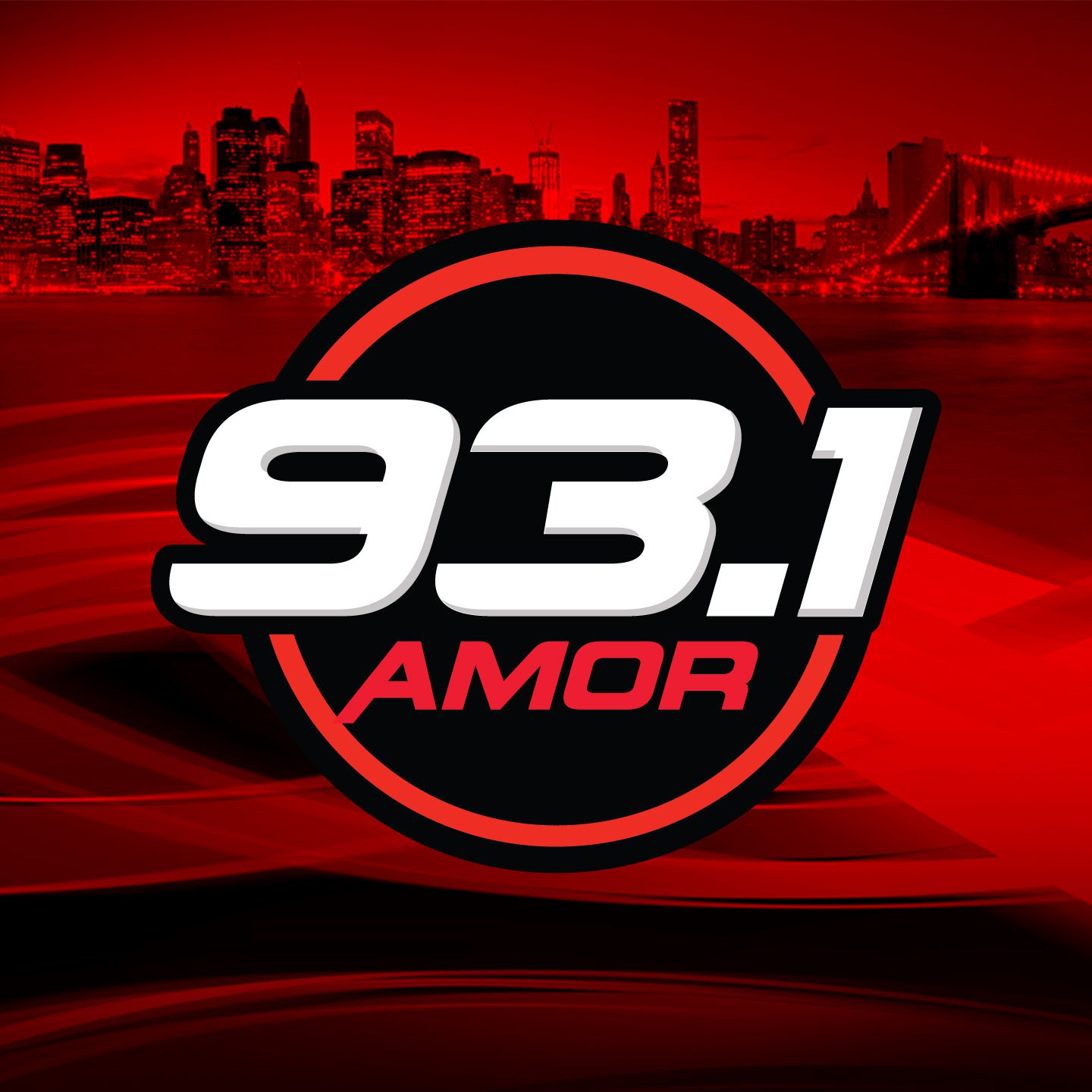 93.1 Amor station logo