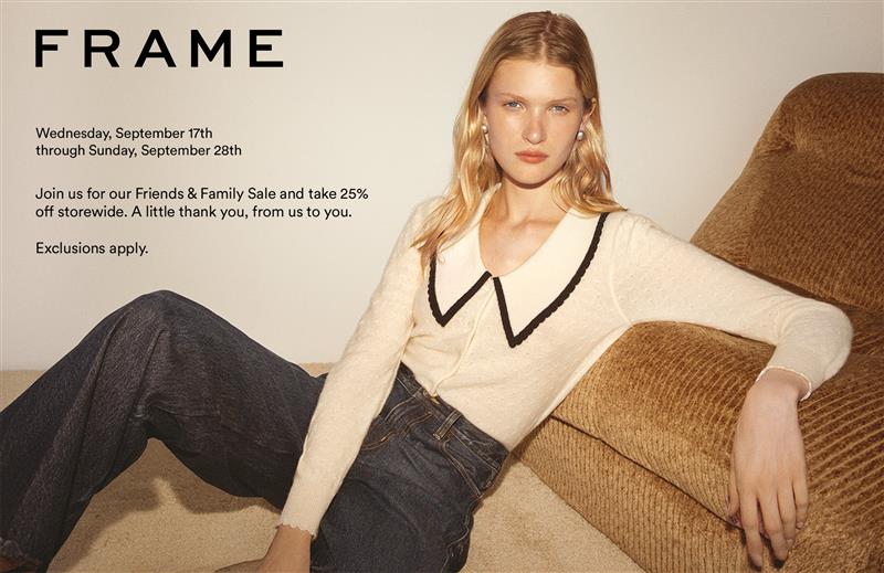 event flyer with model posing