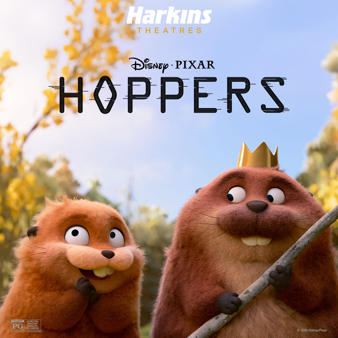 two beavers looking at each other 