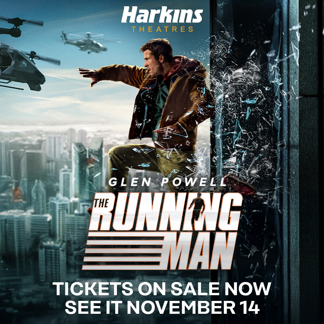 the running man- jumping out of a high rise windonw of the city