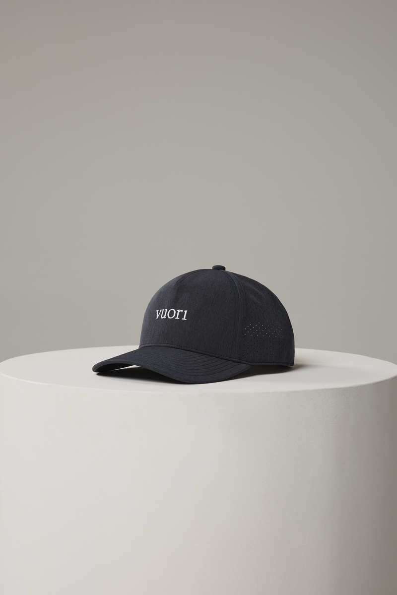 vuori ball cap against a white background 