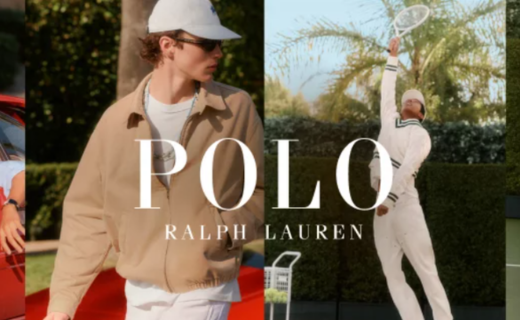 polo ralph lauren logo with models in background 