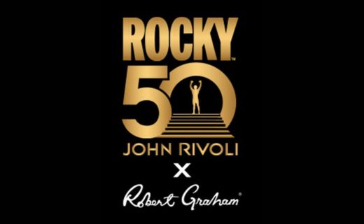 rocky 50 john rivoli x robert graham logos