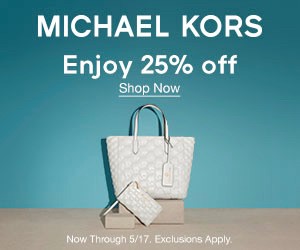 Michael Kors Enjoy 25% off
shop now
image of Michael Kors handbag and wristlet.