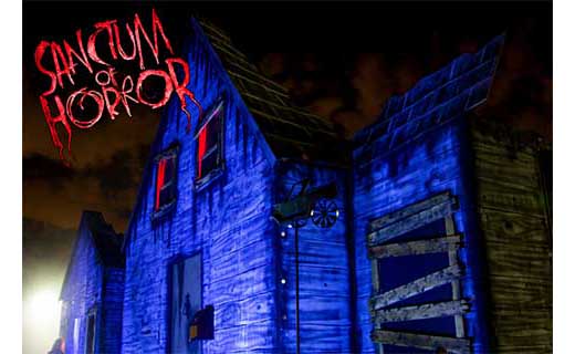 Haunted House with the word Sanctum of Horror