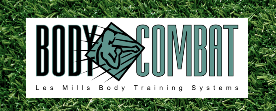 Text reads " Body Combat. Les Mills Body Training Systems"