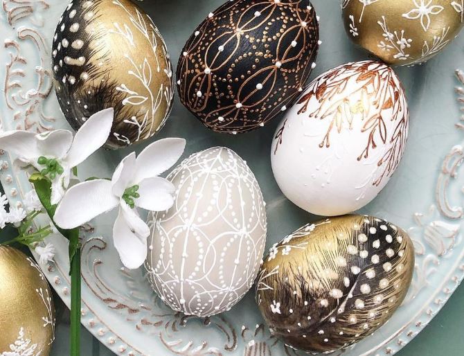 fancy easter eggs