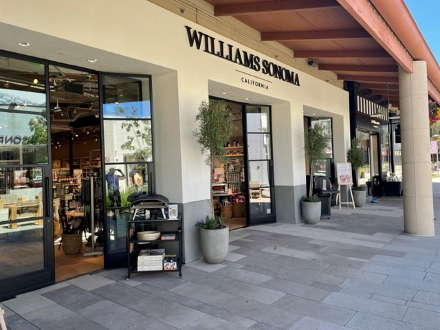 Image of the new Williams Sonoma store