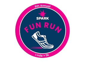 SPARK Fun Run logo promoting the fun run event
