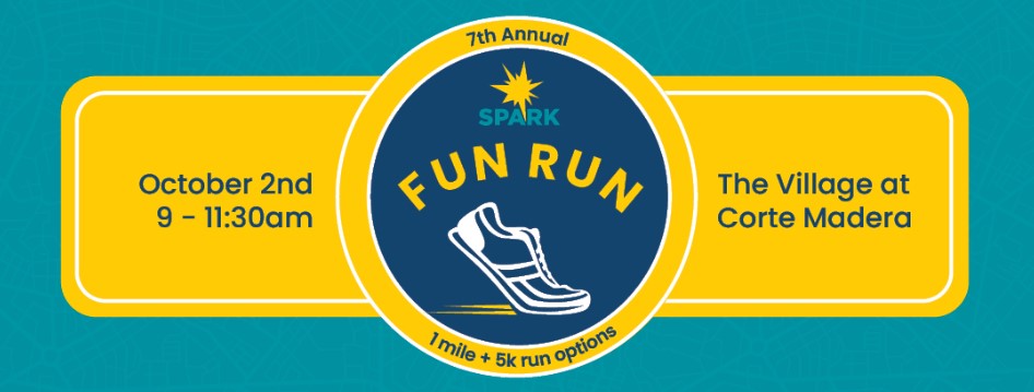SPARK Fun Run logo promoting the fun run event