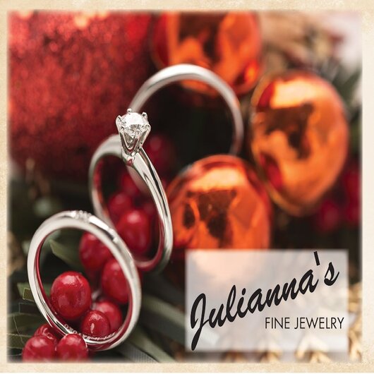 Julianna's jewelry promoting their holiday sale
