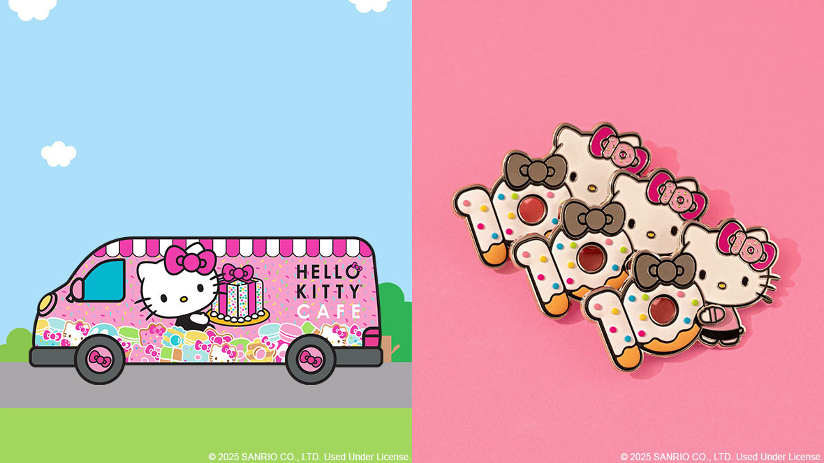 hello kitty truck graphic
