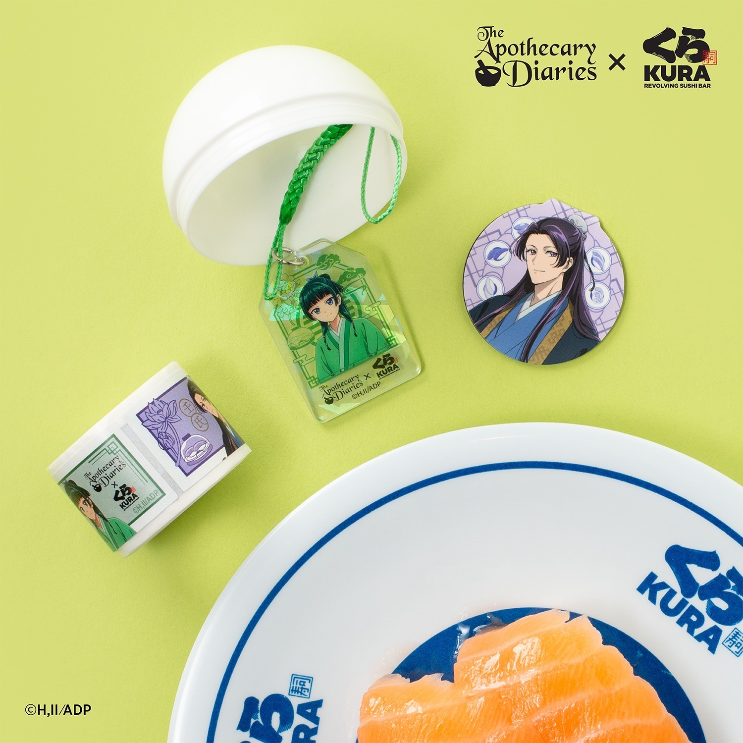 Sushi and toys